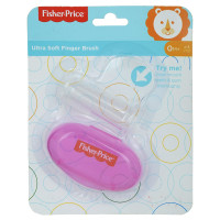 Fisher-Price Silicone Finger Brush with Case Pink (1016401)